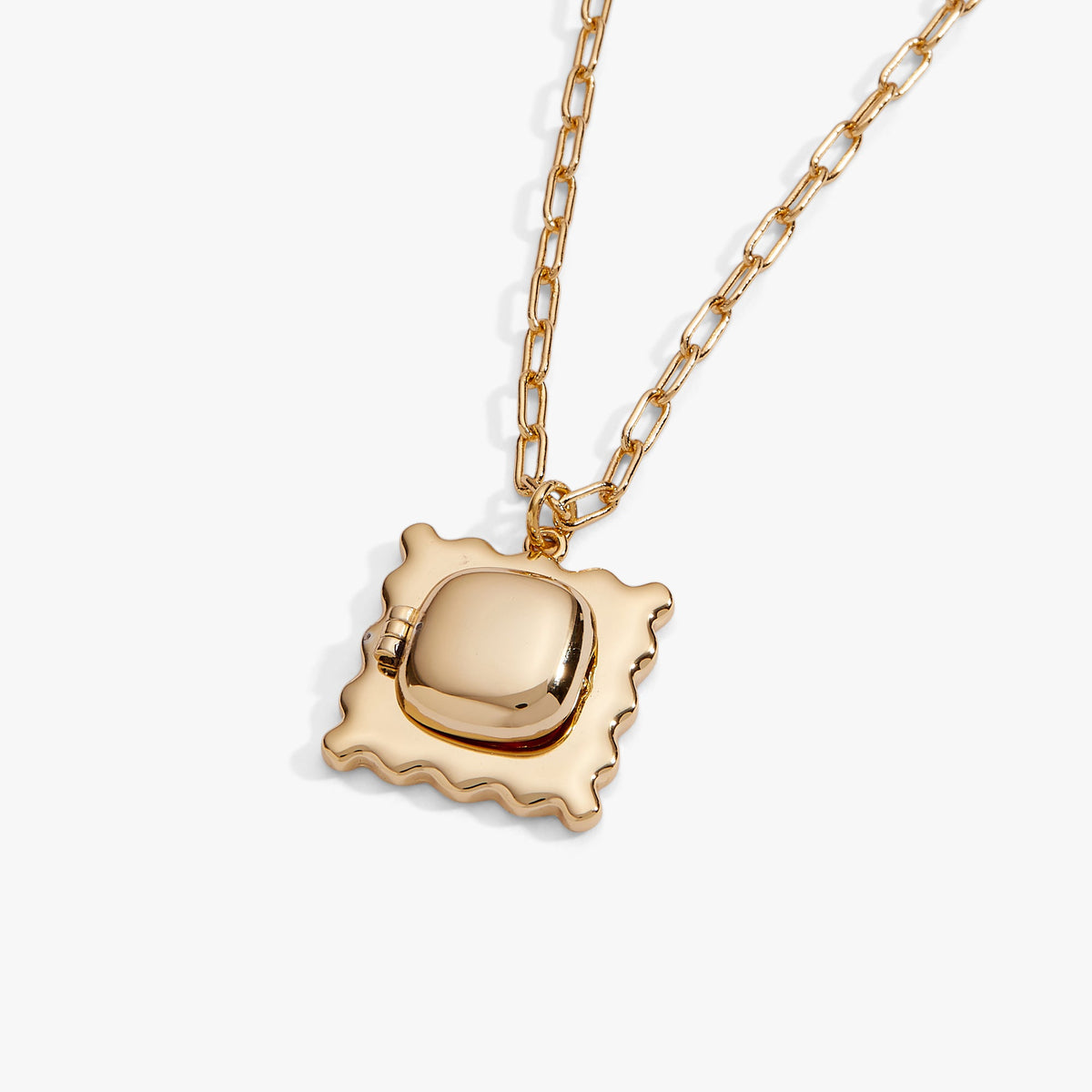 Alex and Ani Pasta Girl 'Anything Is Pastable' Ravioli Locket Pendant