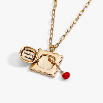 Alex and Ani Pasta Girl 'Anything Is Pastable' Ravioli Locket Pendant