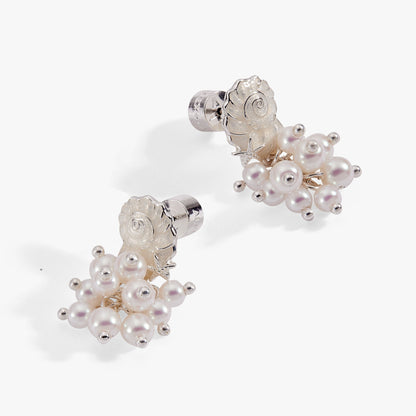 Alex and Ani Salt + Sea Pearl Statement Earrings