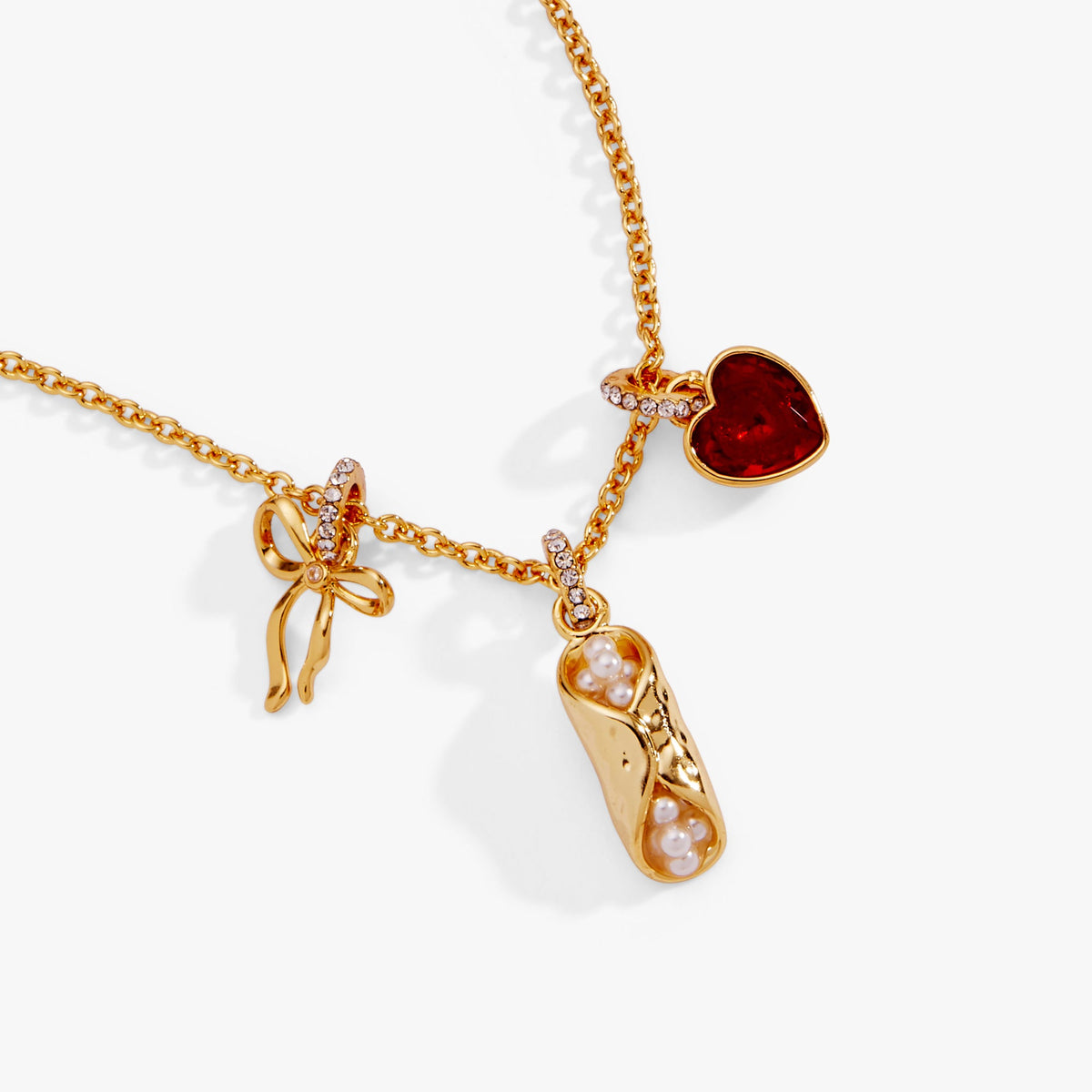 Alex and Ani There Cannoli Be You Multi Charm Cluster Necklace