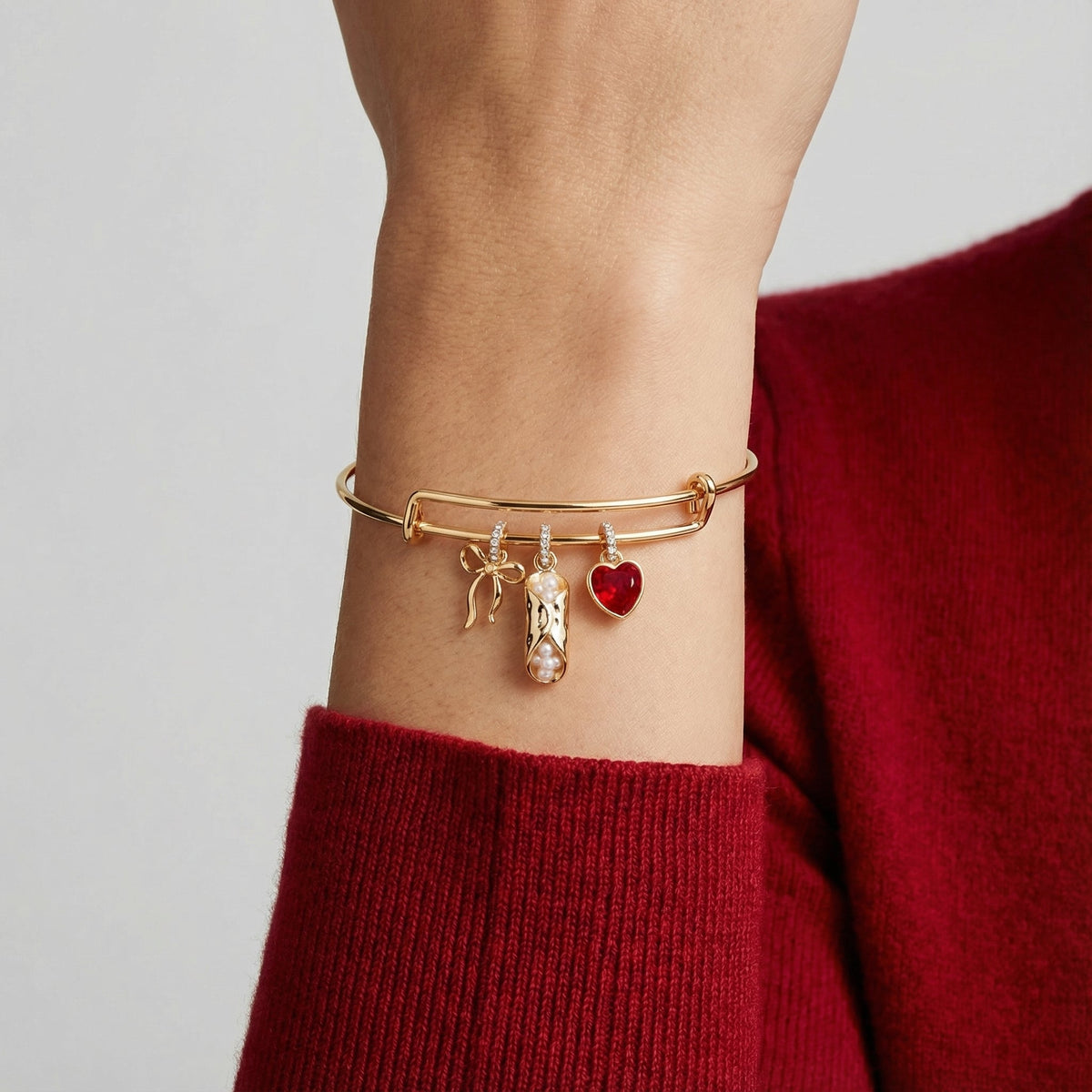 Alex and Ani There Cannoli Be You Multi Charm Bangle