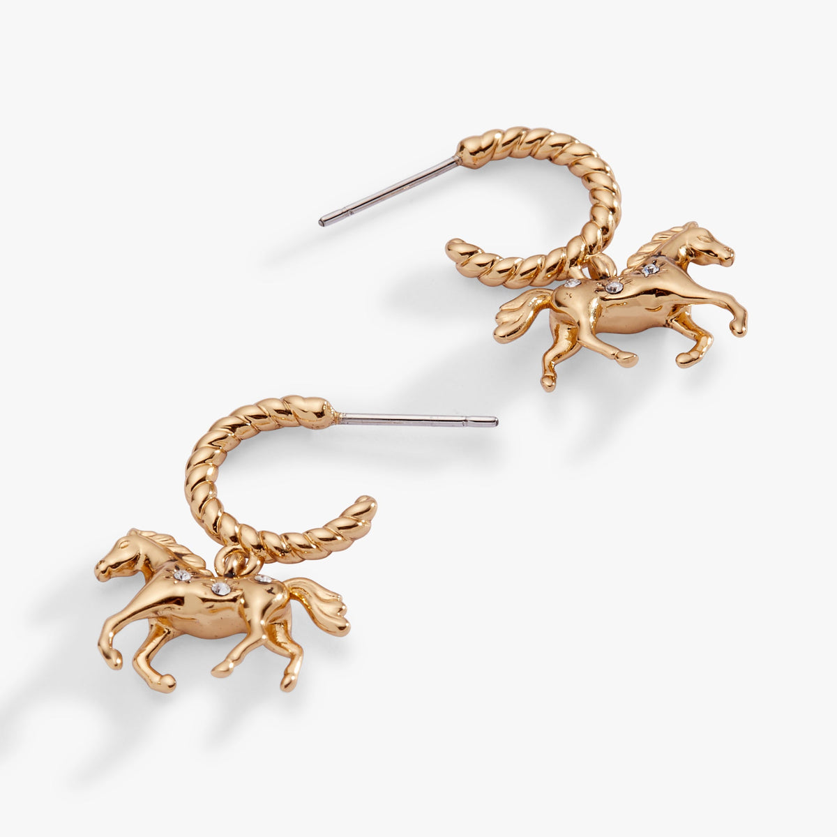 Alex and Ani Horse Huggie Hoop