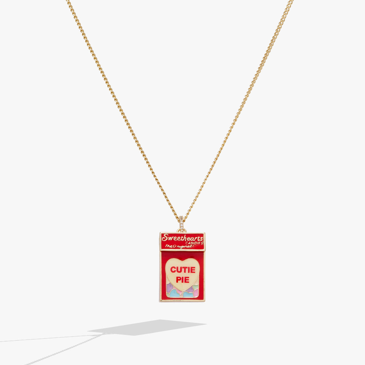 Alex and Ani Sweethearts® Box Pendant Necklace