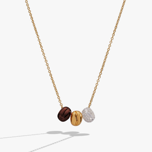 Alex and Ani Coffee Bean Necklace