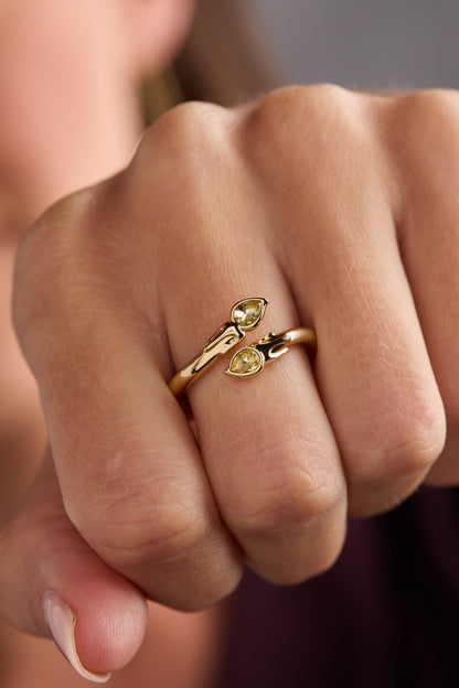Alex and Ani Harry Potter™ Great Hall Candle wrap ring