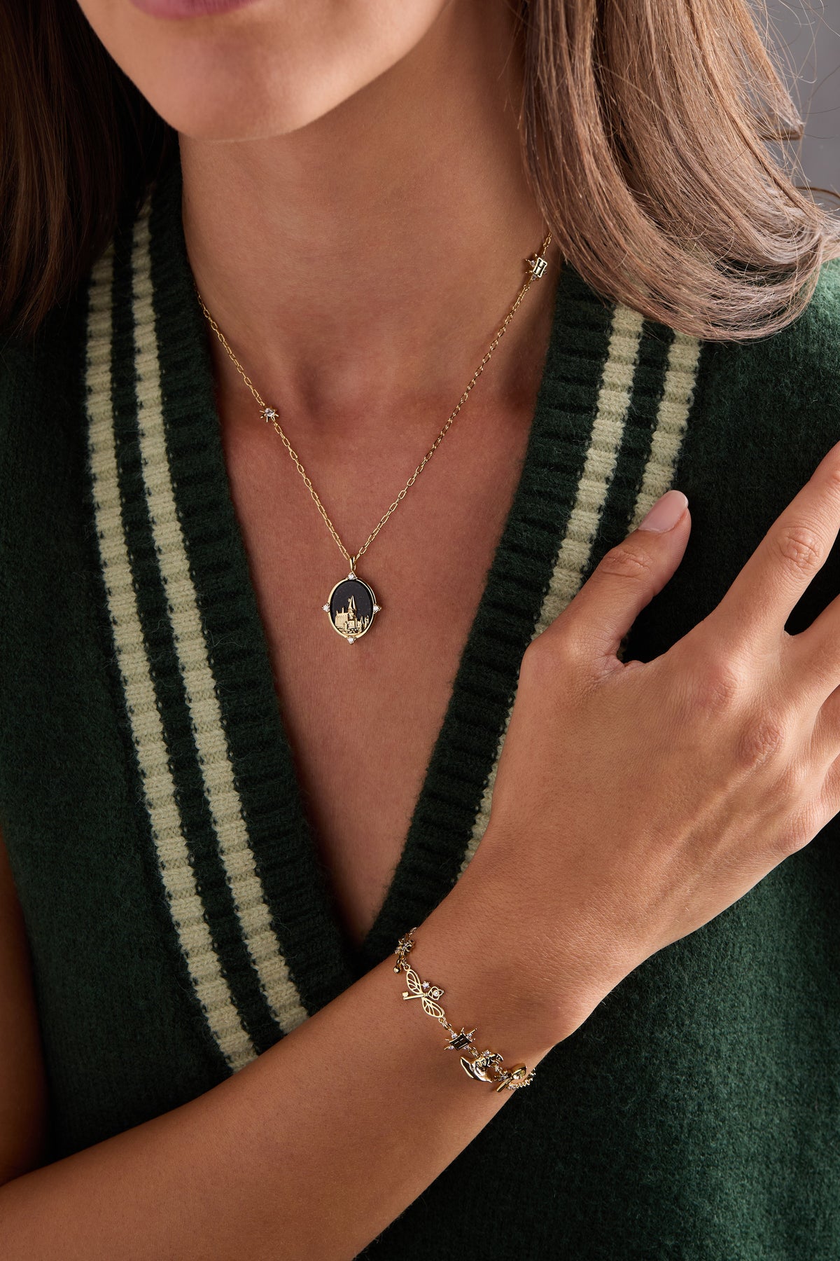 Alex and Ani Harry Potter™ Hogwarts Pendant Necklace