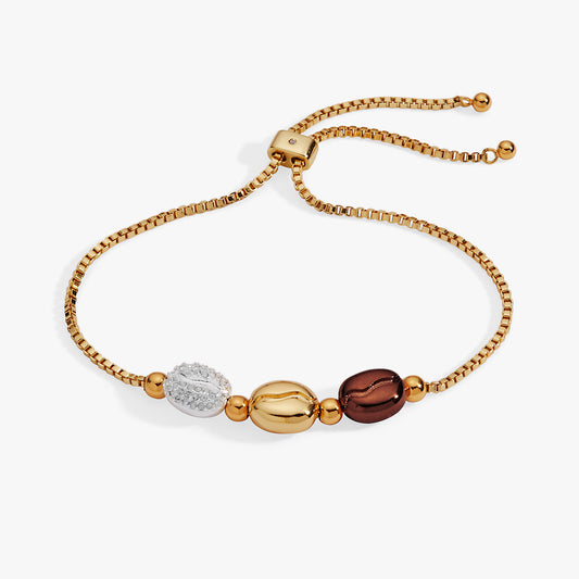 Alex and Ani Coffee Bean Bolo Bracelet