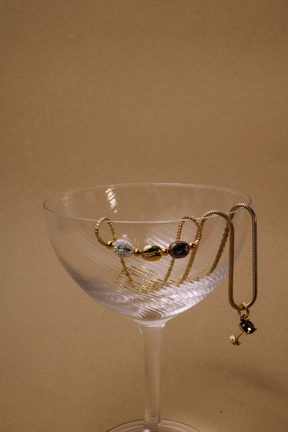 Alex and Ani Coffee Bean Bolo Bracelet