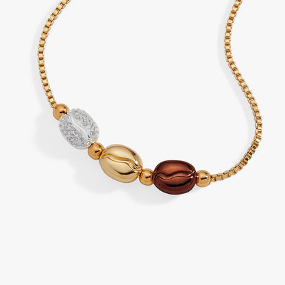 Alex and Ani Coffee Bean Bolo Bracelet