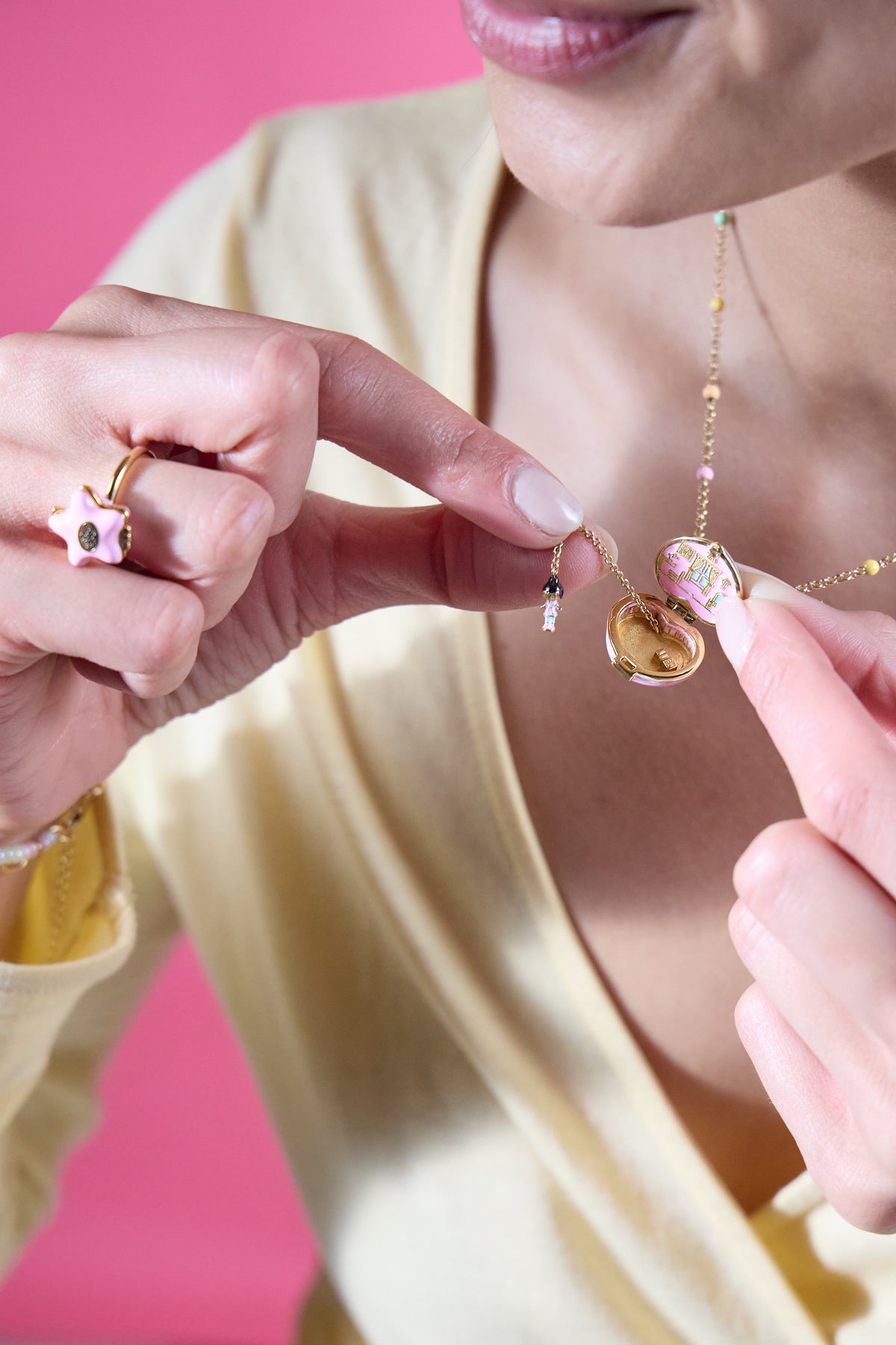 Alex and Ani Polly Pocket™ House Locket Necklace