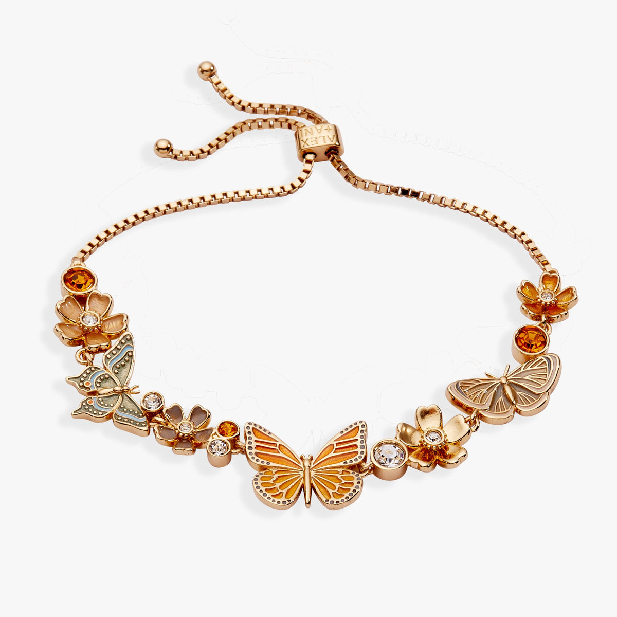 Alex and Ani New York Botanical Garden® Butterfly Inline Bolo| Alex and Ani