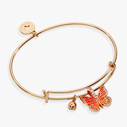 Alex and Ani New York Botanical Garden® Monarch Butterfly Charm Bangle