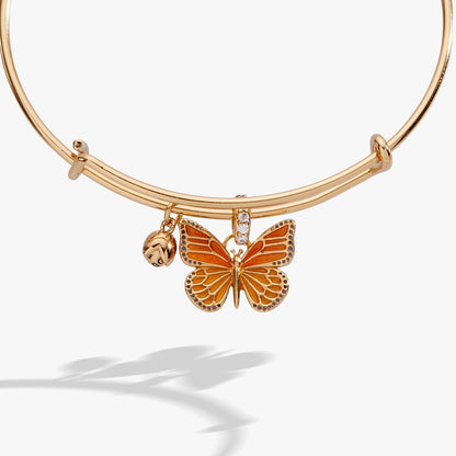 Alex and Ani New York Botanical Garden® Monarch Butterfly Charm Bangle