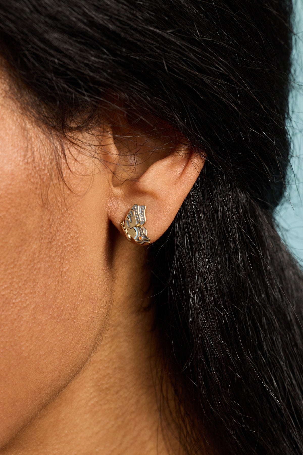 Alex and Ani New York Botanical Garden® Butterfly Earring