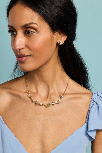 Alex and Ani New York Botanical Garden® Butterfly Earring