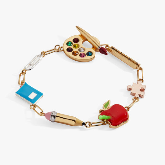 Alex and Ani Teacher’s Pet Linear Charm Toggle Bracelet