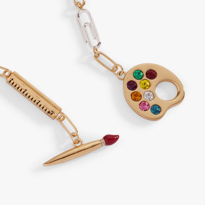 Alex and Ani Teacher’s Pet Linear Charm Toggle Bracelet