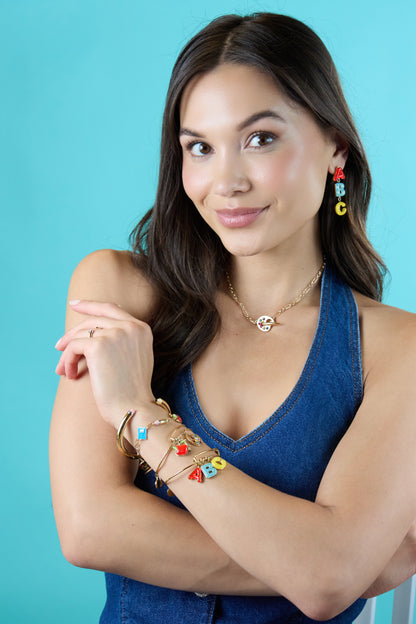 Alex and Ani Teacher’s Pet Linear Charm Toggle Bracelet