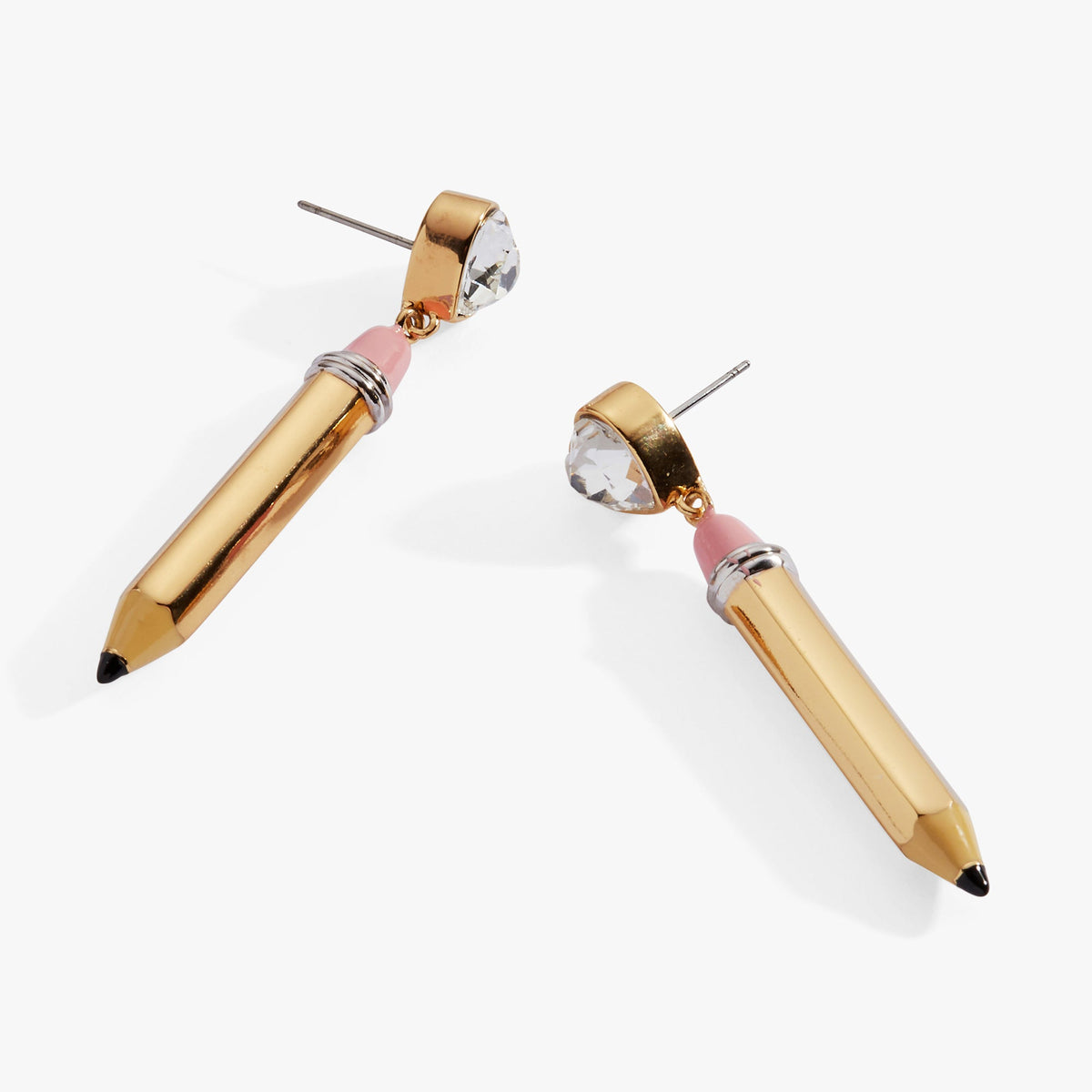 Alex and Ani Pencil Drop Earrings