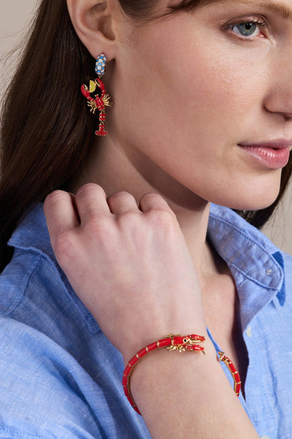 Alex and Ani Lobster Boil Hinged Cuff