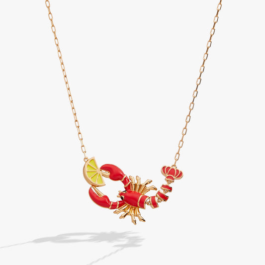 Alex and Ani Lobster Boil Necklace