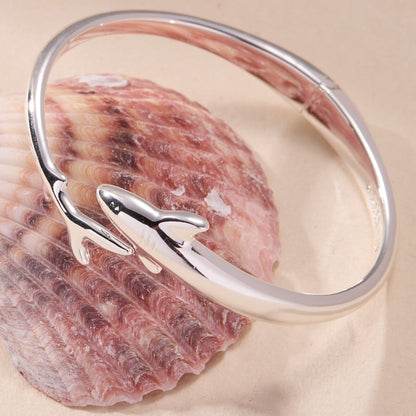 Alex and Ani Shark Bypass Cuff