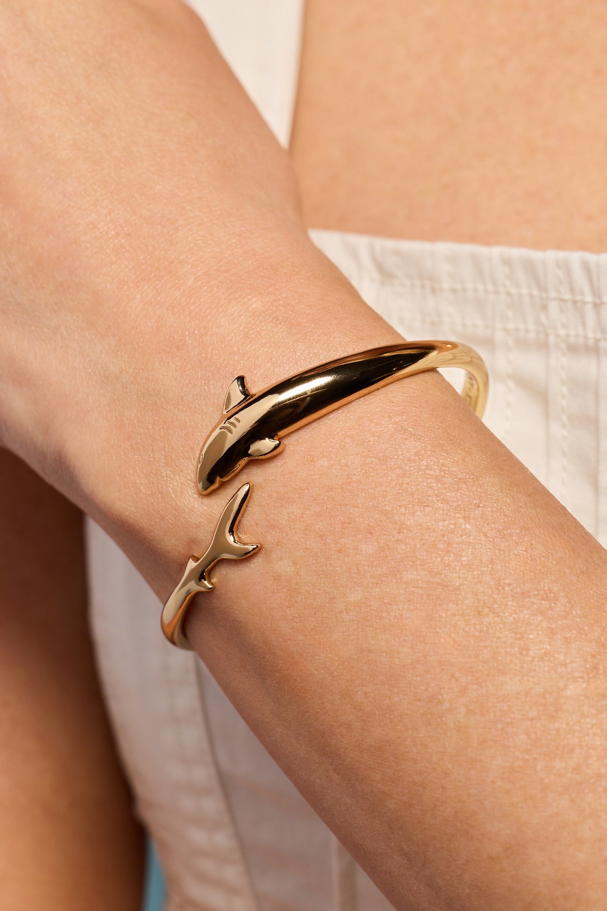 Alex and Ani Shark Bypass Cuff