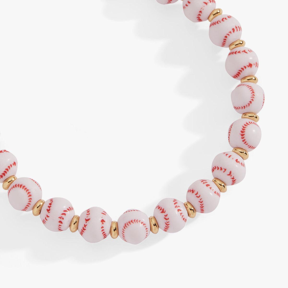 Alex and Ani Baseball Beaded Bangle