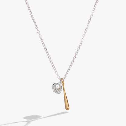 Alex and Ani Baseball Duo Charm Pendant