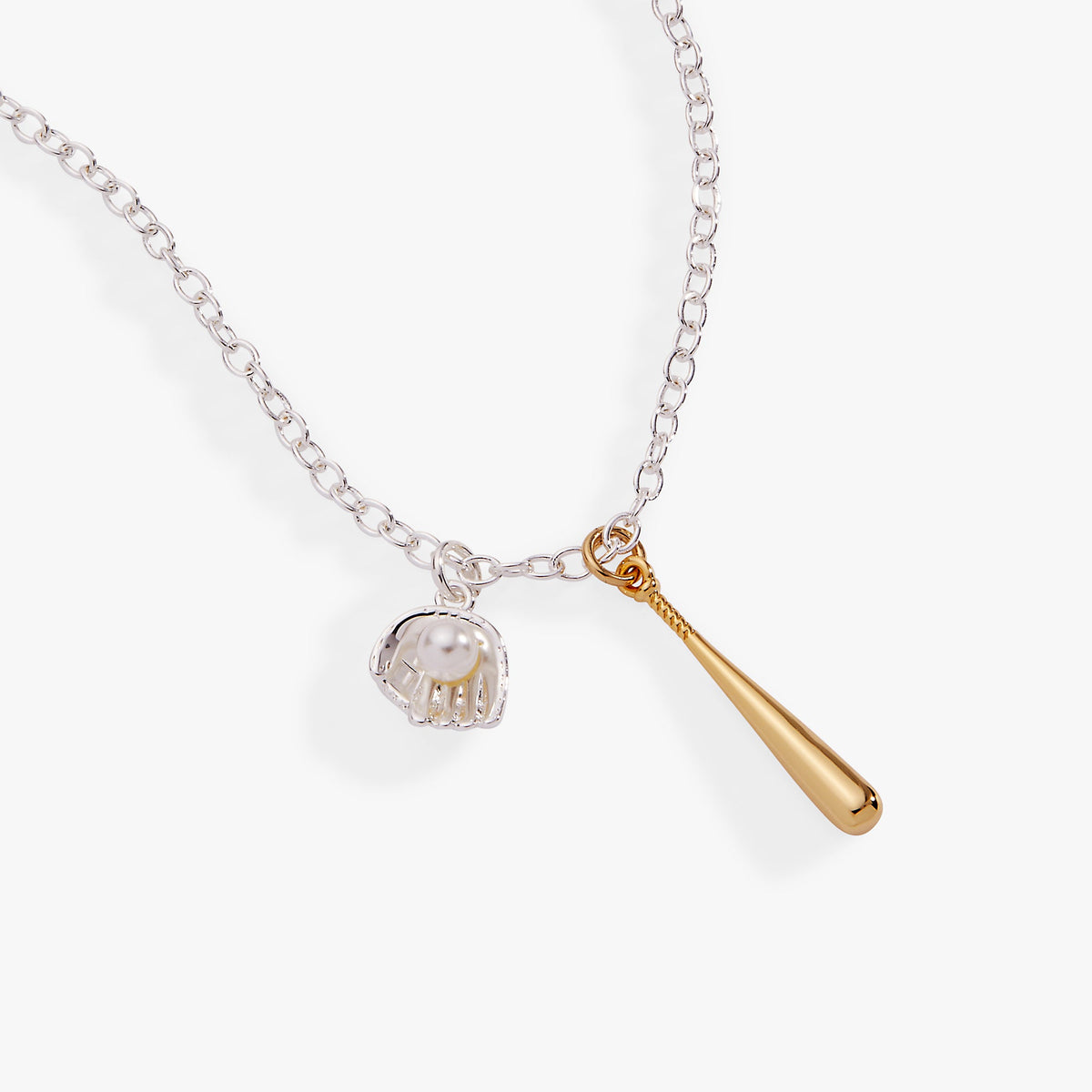 Alex and Ani Baseball Duo Charm Pendant