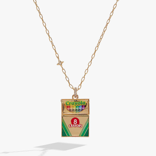 Alex and Ani Crayola 'To Teach Is To Color A Life Forever' Crayon Box Locket