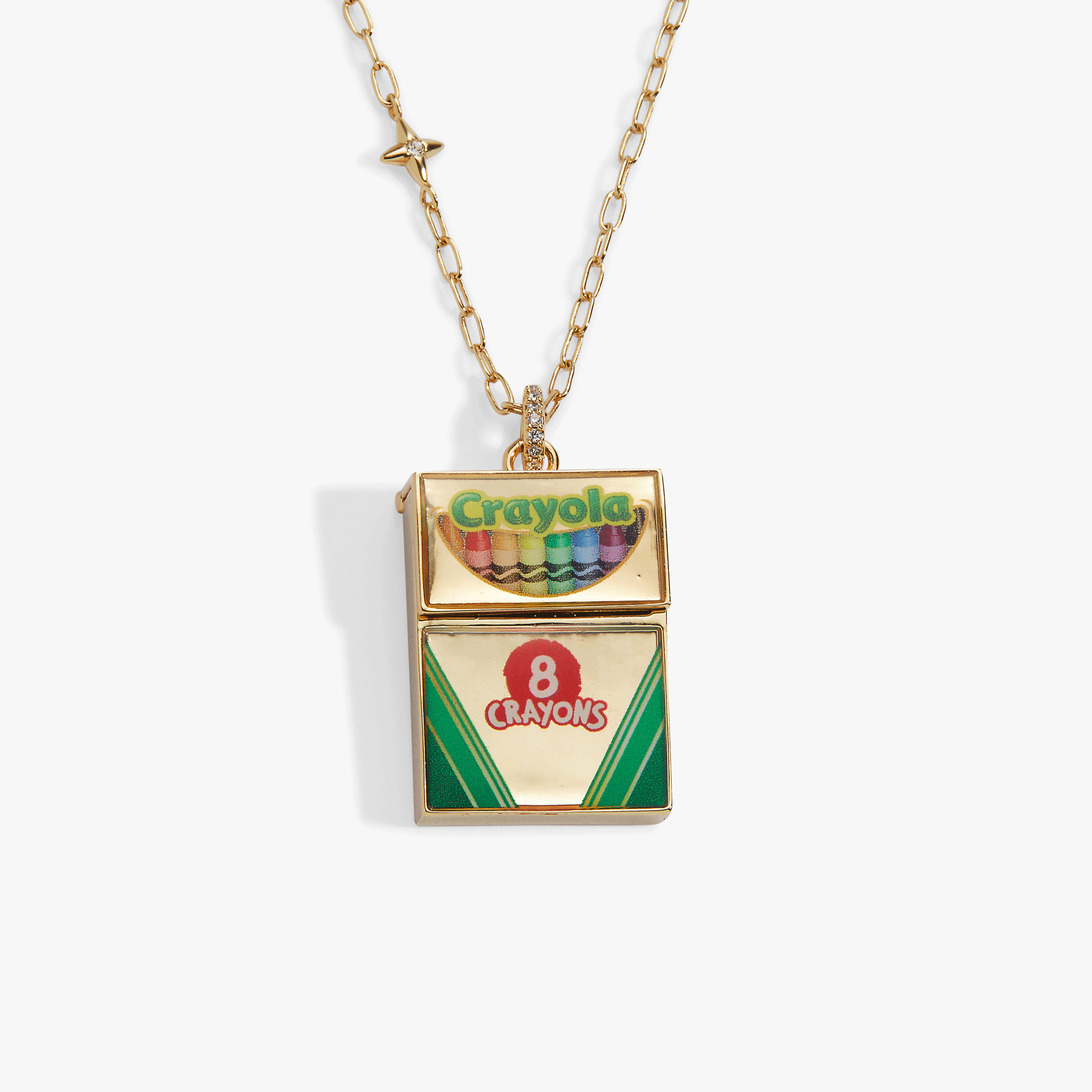 Alex and Ani Crayola 'To Teach Is To Color A Life Forever' Crayon Box Locket