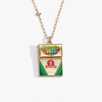 Alex and Ani Crayola 'To Teach Is To Color A Life Forever' Crayon Box Locket