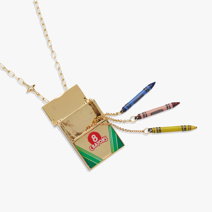 Alex and Ani Crayola 'To Teach Is To Color A Life Forever' Crayon Box Locket