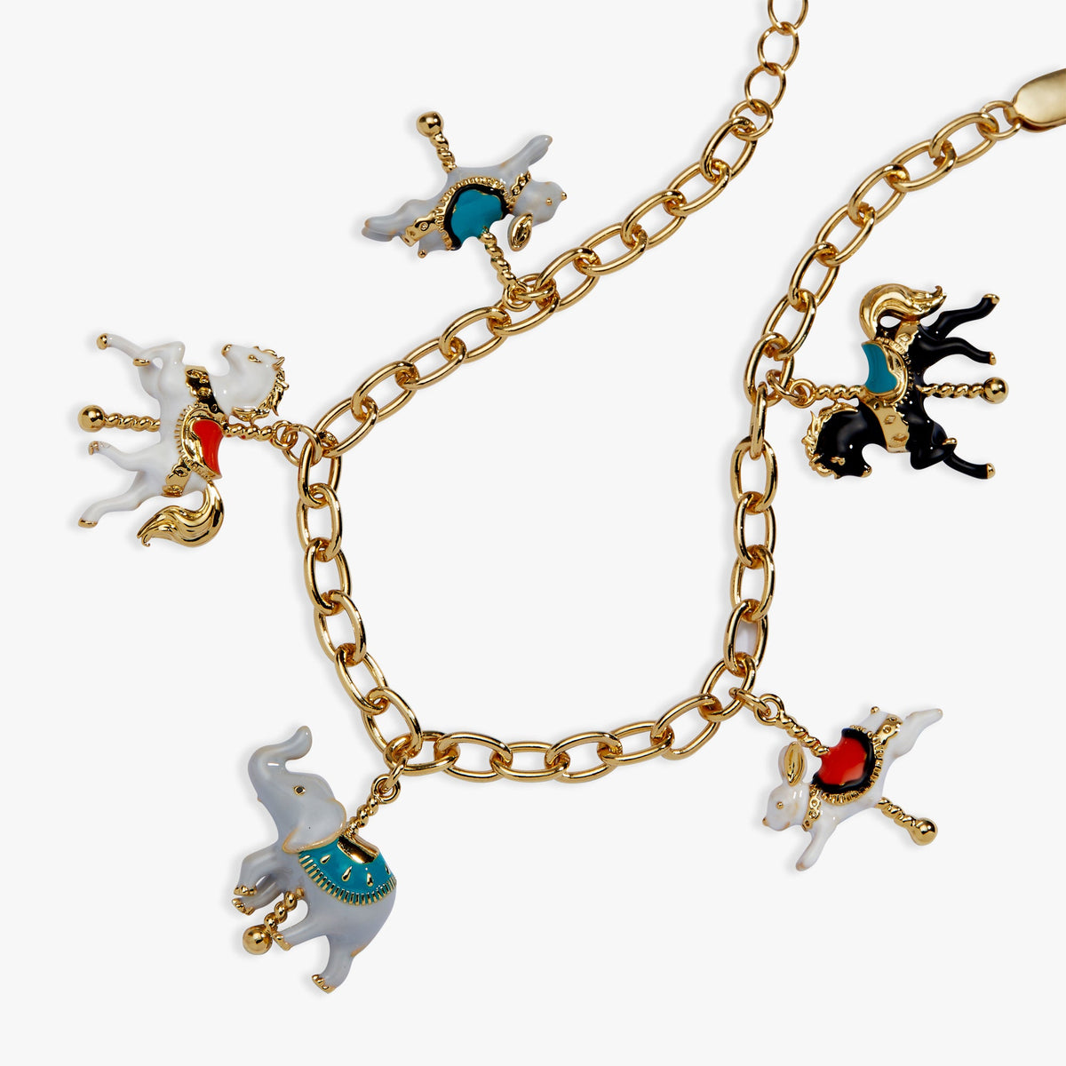 Alex and Ani Carnival Carousel Animals Charm Bracelet