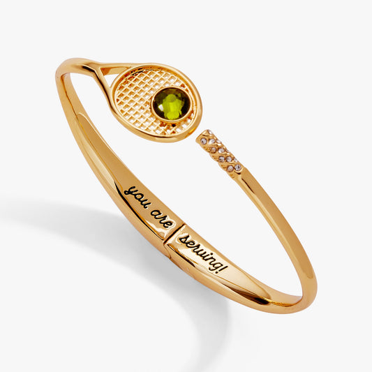 Alex and Ani Tennis Racket 'You Are Serving' Hinge Cuff Bracelet