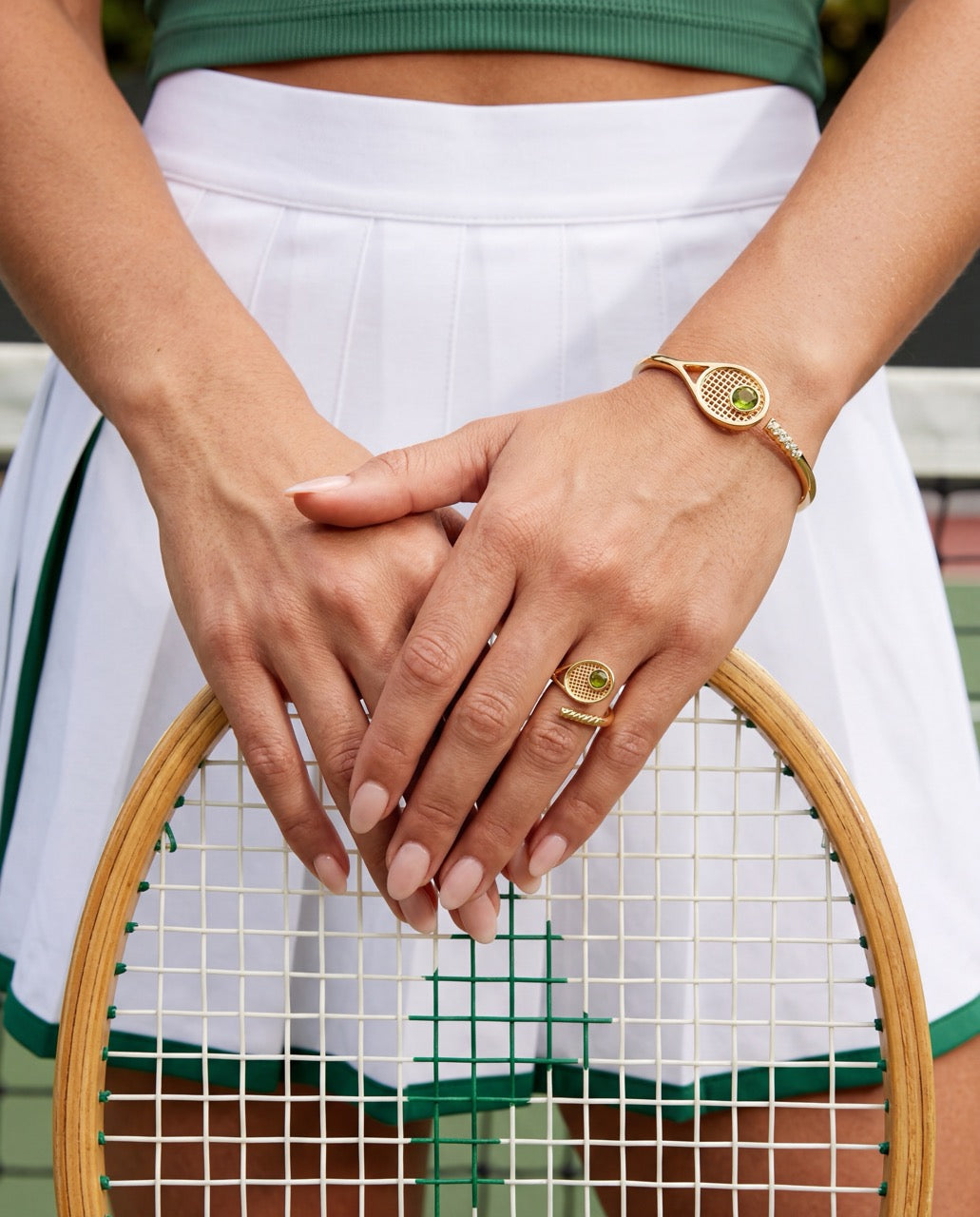 Alex and Ani Tennis Racket 'You Are Serving' Hinge Cuff Bracelet