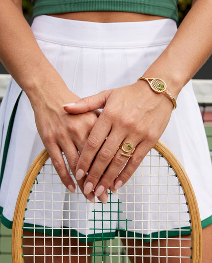 Alex and Ani Tennis Racket 'You Are Serving' Hinge Cuff Bracelet