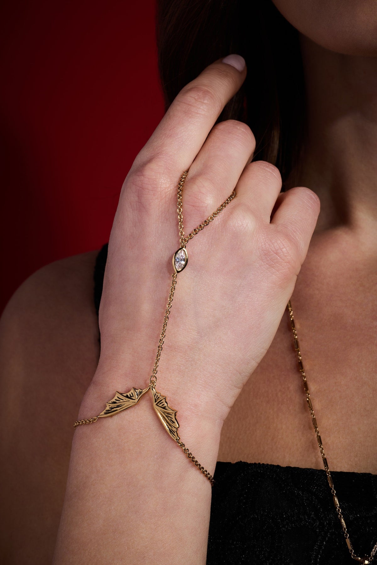 Alex and Ani HOUSE OF THE DRAGON™ Dragon Wings Hand Chain