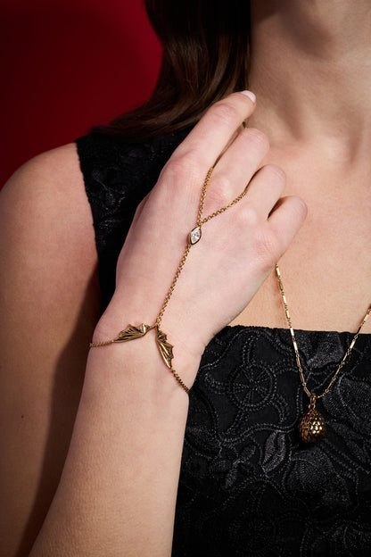Alex and Ani HOUSE OF THE DRAGON™ Dragon Wings Hand Chain