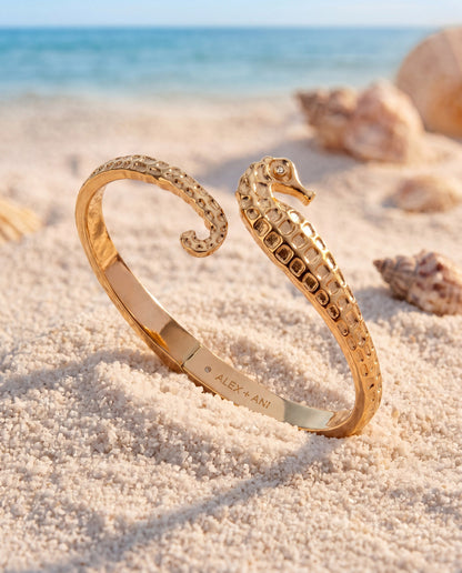 Alex and Ani Seahorse Bypass Cuff