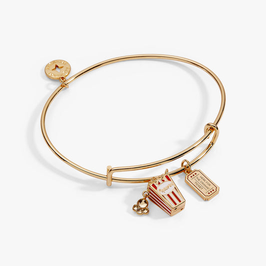Alex and Ani Here For The Drama!' Movie Theater Popcorn & Ticket Charm Bangle