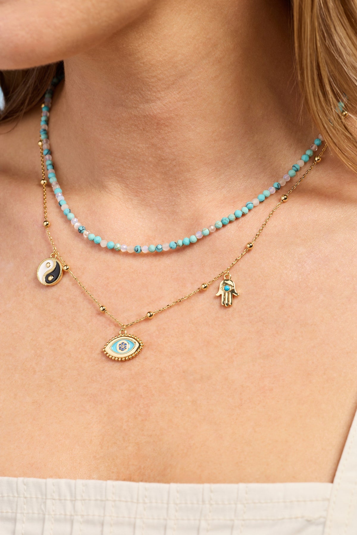 Alex and Ani Healing Stone Charm Necklace