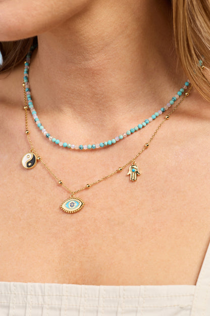 Alex and Ani Healing Stone Charm Necklace