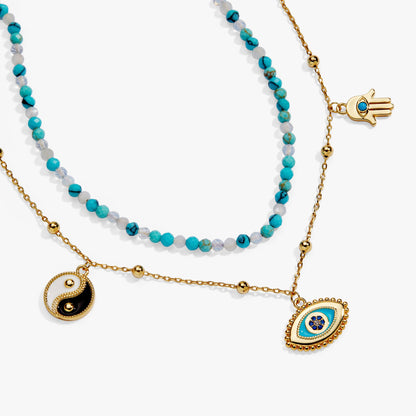 Alex and Ani Healing Stone Charm Necklace
