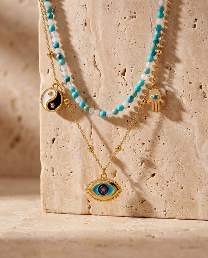Alex and Ani Healing Stone Charm Necklace