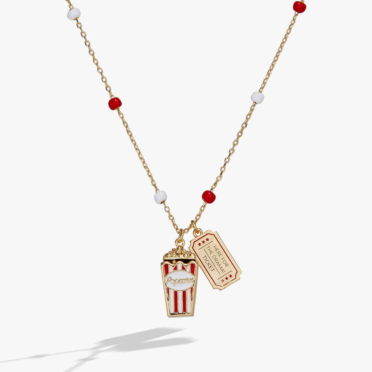 Alex and Ani Here For The Drama!' Popcorn Charm Locket Pendant