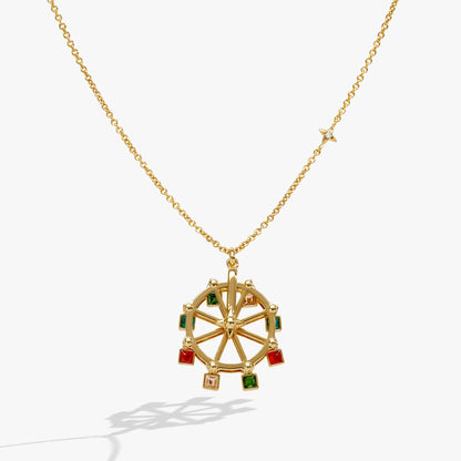 Alex and Ani Carnival Spinning Ferris Wheel Necklace