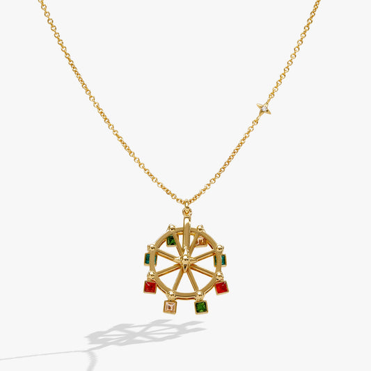 Alex and Ani Carnival Spinning Ferris Wheel Necklace