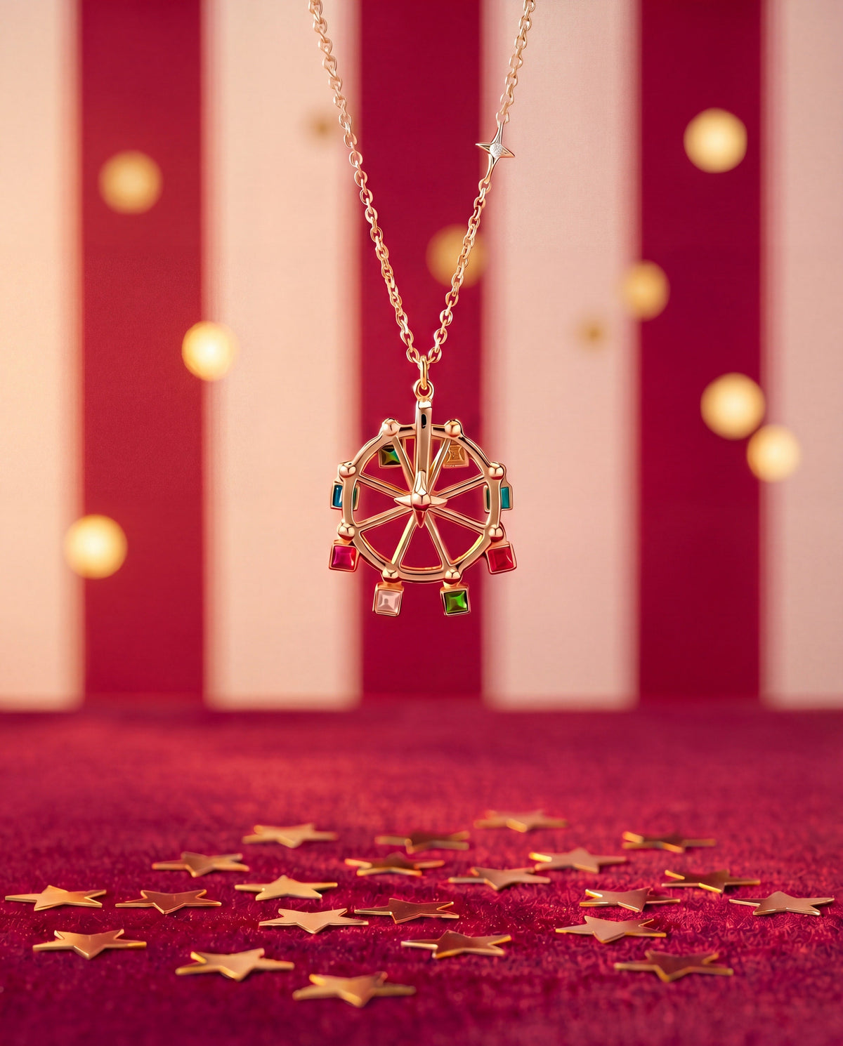 Alex and Ani Carnival Spinning Ferris Wheel Necklace